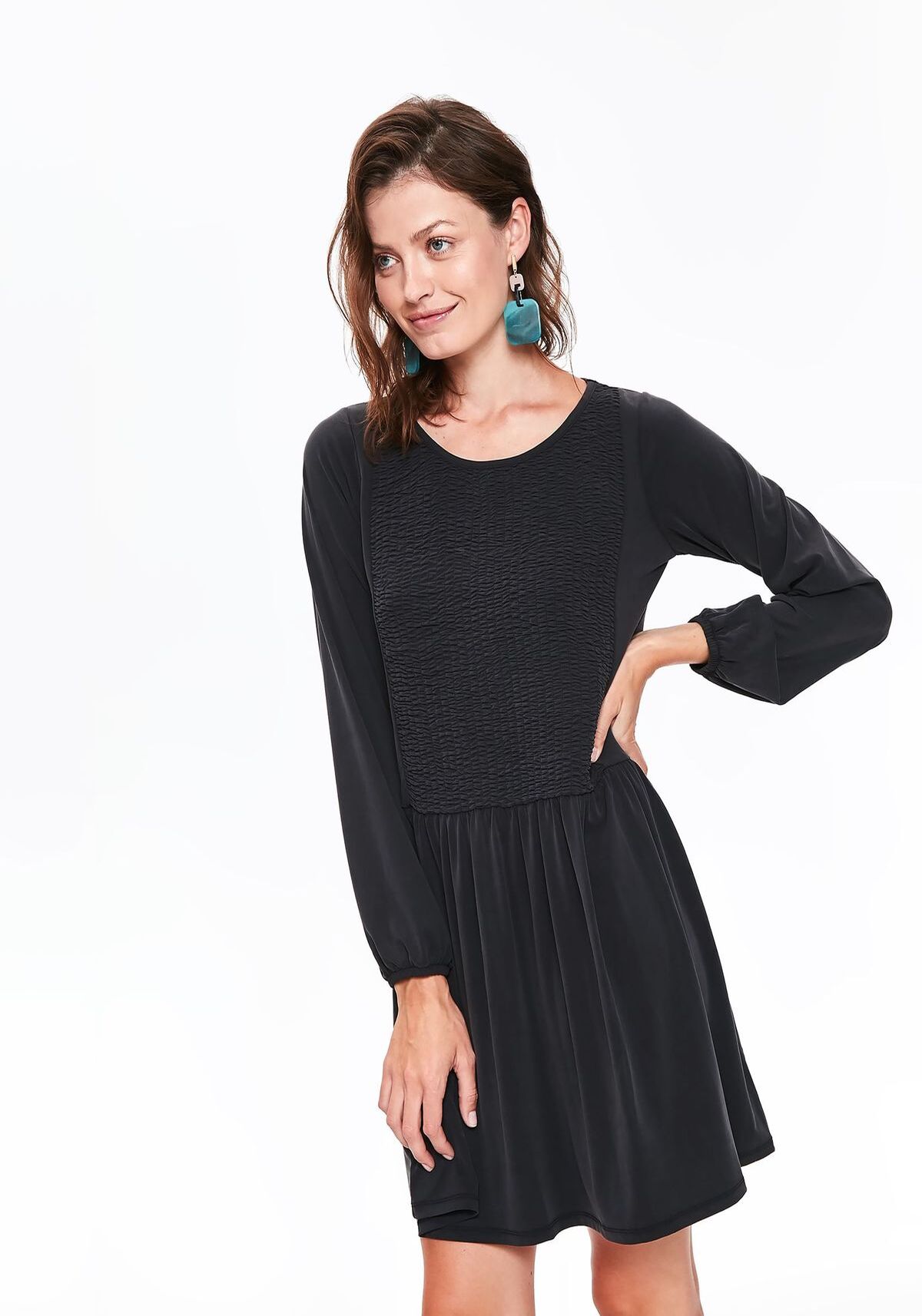 Rochie pentru femei, TOP SECRET, SSU2466, Gri (Graphite)