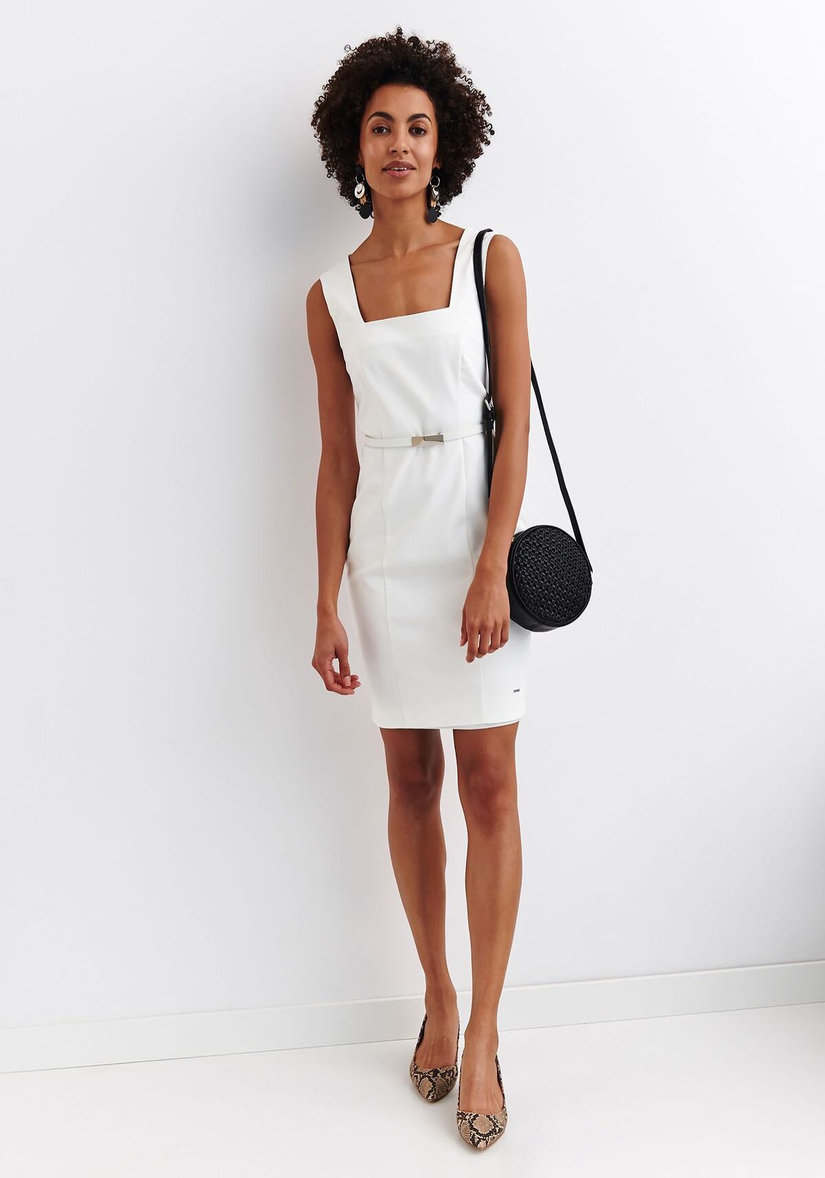 Rochie femei, TOP SECRET, SSU2724, Alb