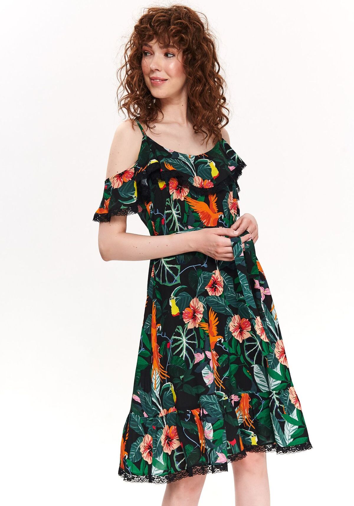 Rochie pentru femei, TOP SECRET, SSU2864, Verde, 40