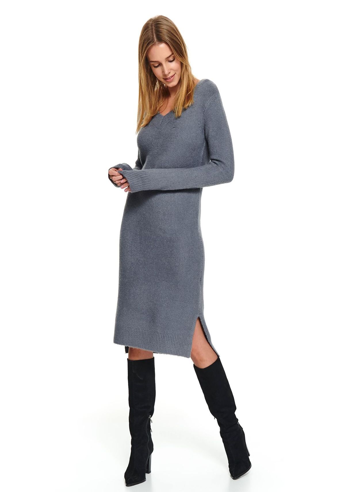 Rochie pentru femei, TOP SECRET, SSU2949, Gri