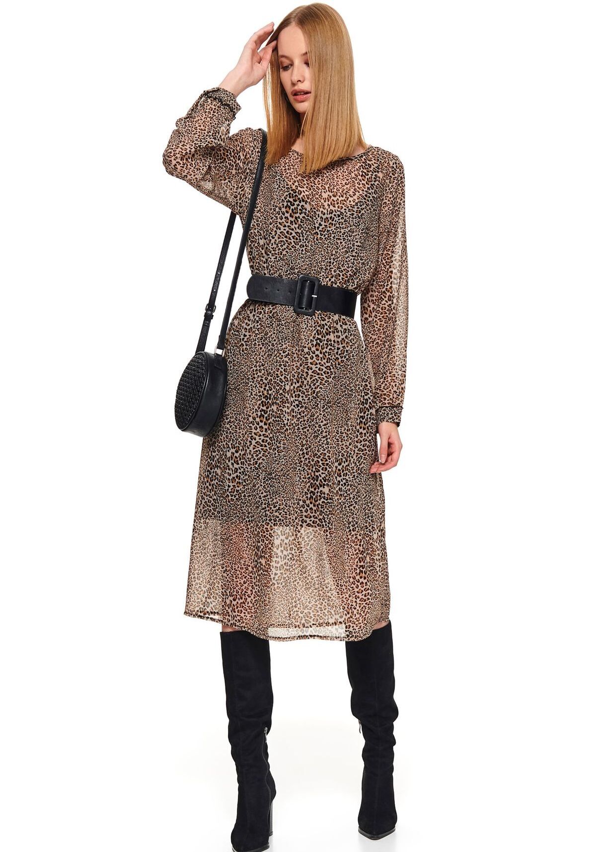 Rochie pentru femei, TOP SECRET, SSU2974, Maro