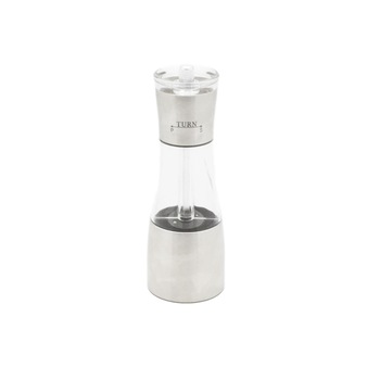 Rasnita dubla pentru sare si piper, Naimeed D2345, culoare Argintiu, 19 x 5 x 7 cm Rasnita dubla pentru sare si piper, Naimeed D2345, culoare Argintiu, 19 x 5 x 7 cm