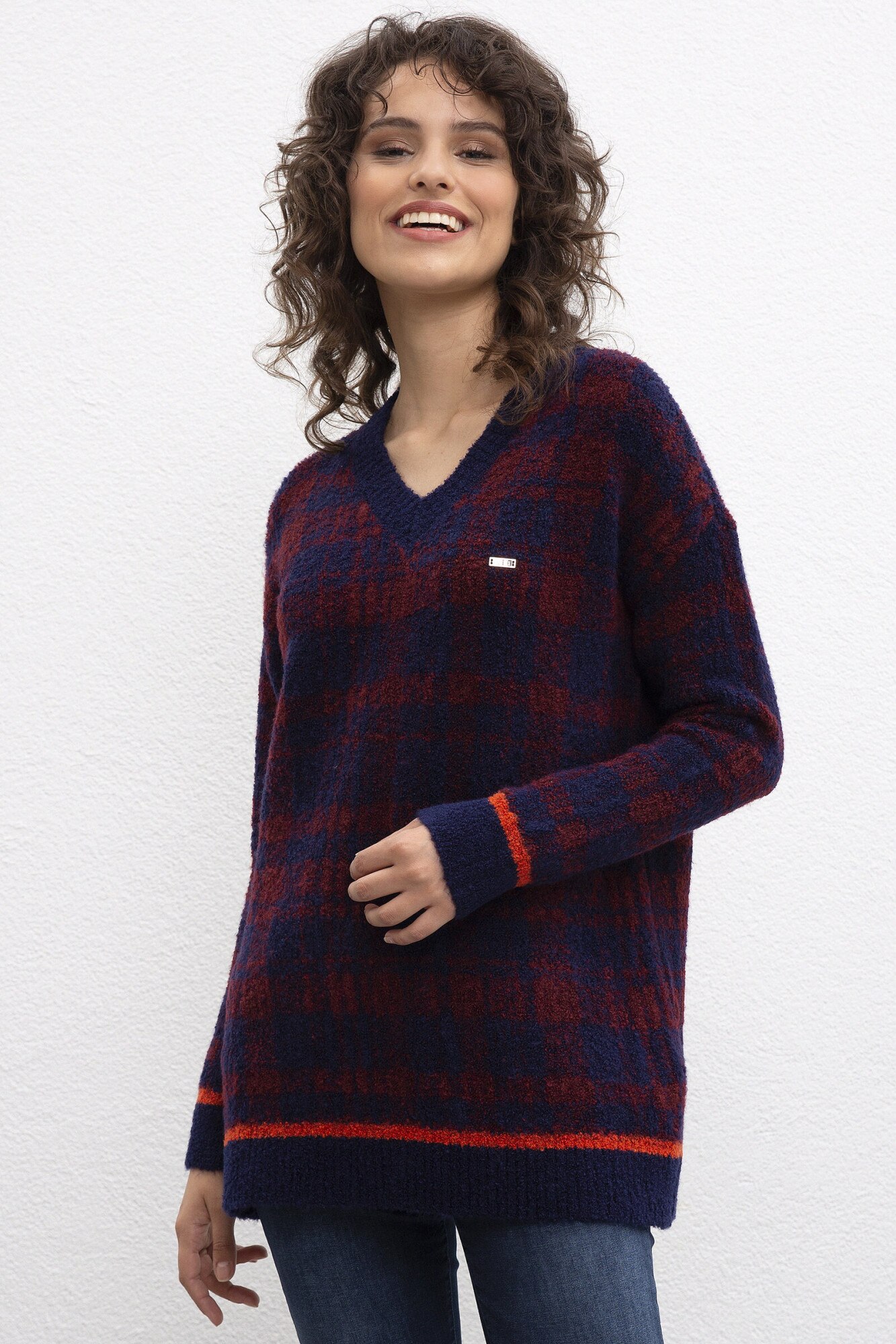 Pulover Dama, U.S. Polo Assn., 894851, Albastru marin