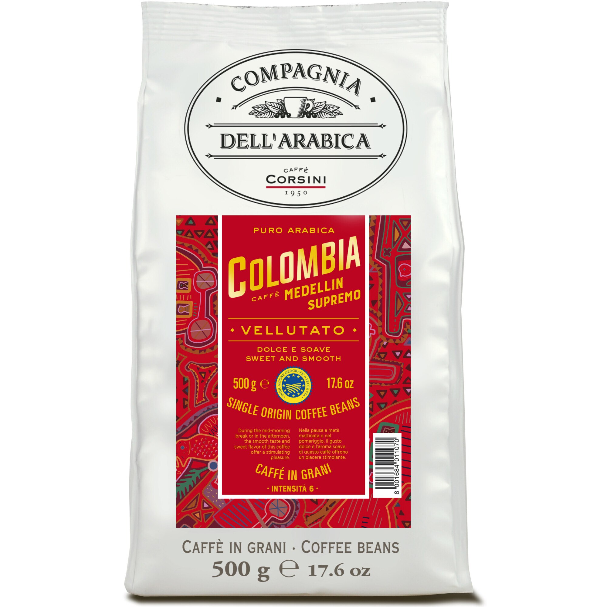 Cafea boabe Compagnia Dell'arabica Colombia, 500g