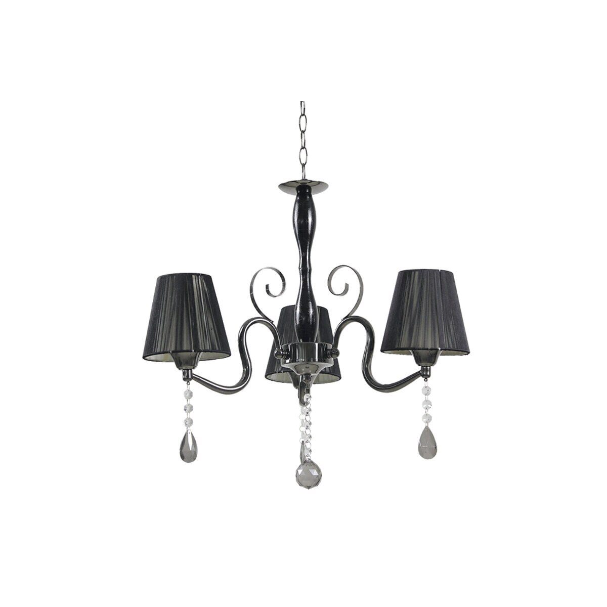Candelabru Interior Erste Equinox 3x60W Max E27 EL0038242 Culoare Negru