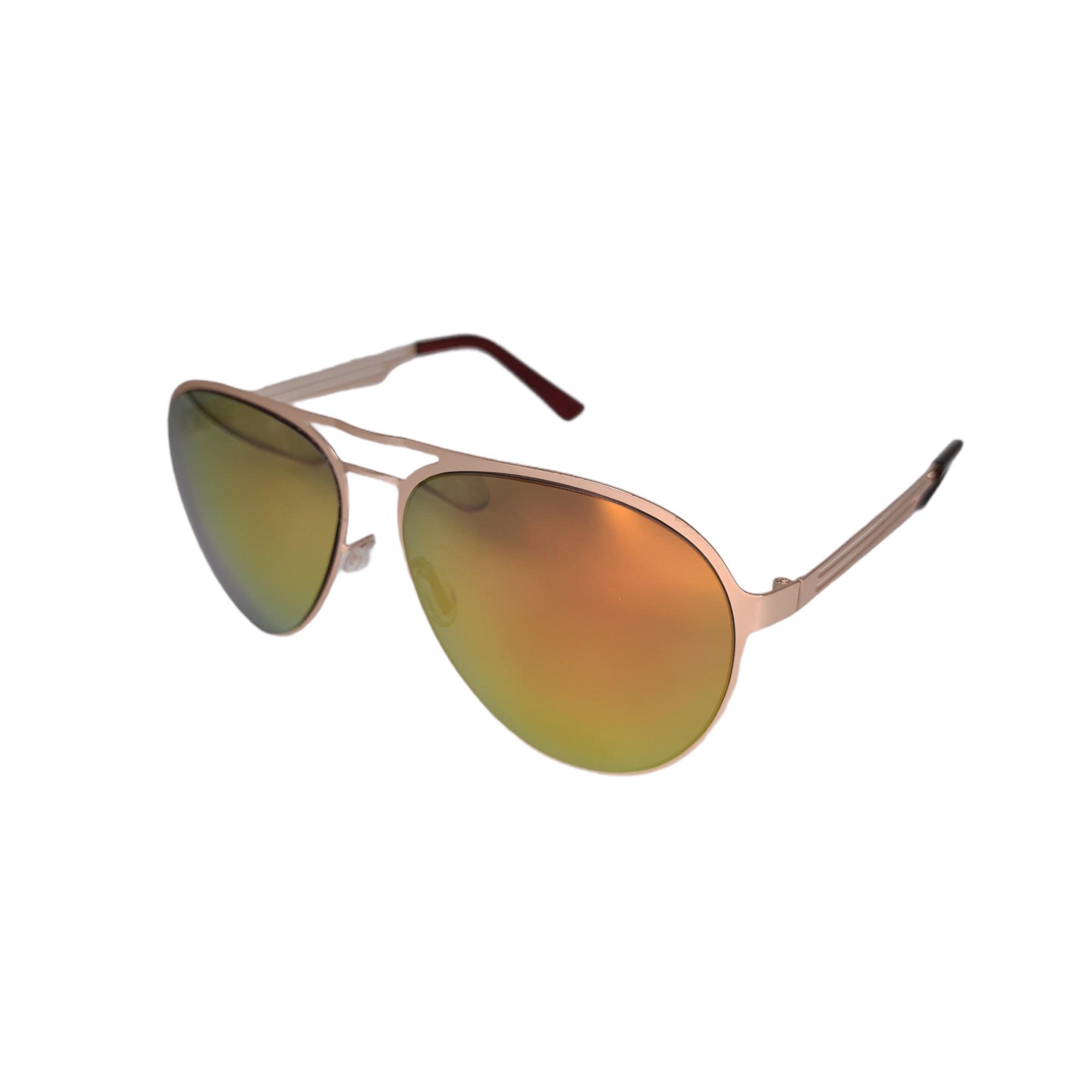 Ochelari de soare model Aviator, Q3011, unisex, auriu
