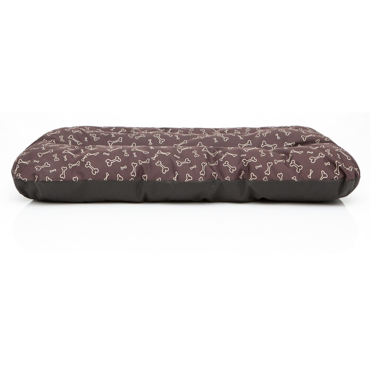 Saltea pentru animale de companie, HobbyDog Eco Prestige, Inchis maro, Bej, 100x70x8 cm