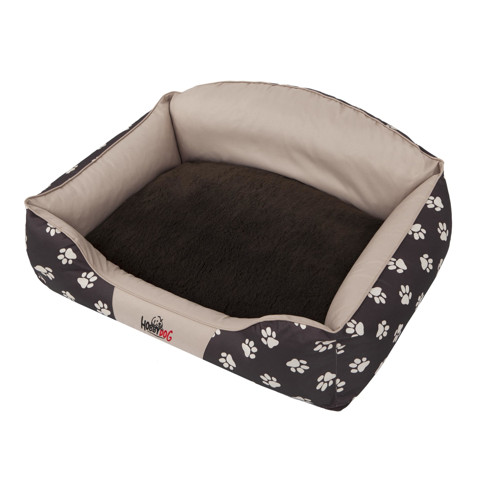 Culcus pentru animale Royal exclusive, Bej, Maro, 84x65x28 cm