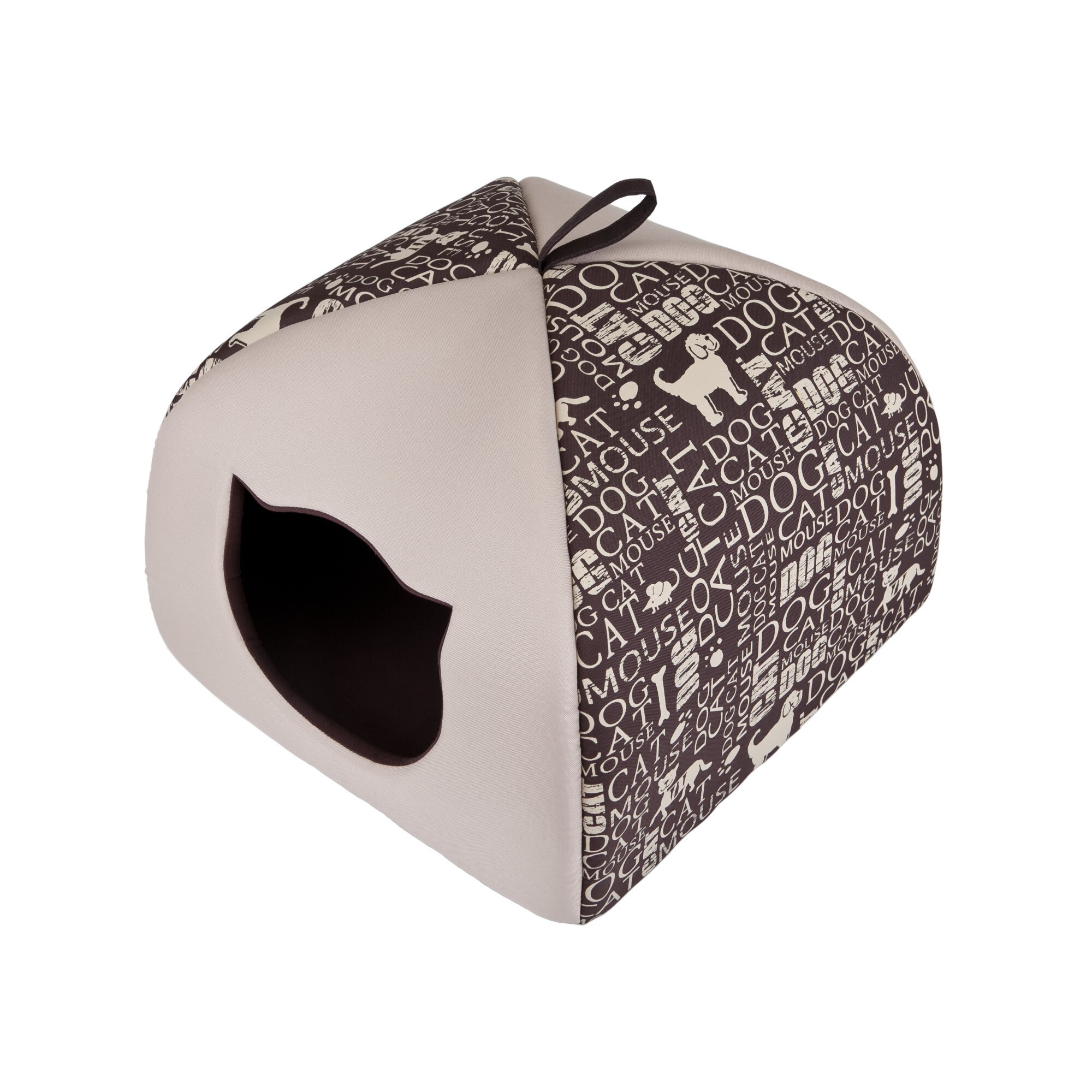 Casa pentru animale de companie, HobbyDog Igloo, Inscriptile, 44x44x35 cm