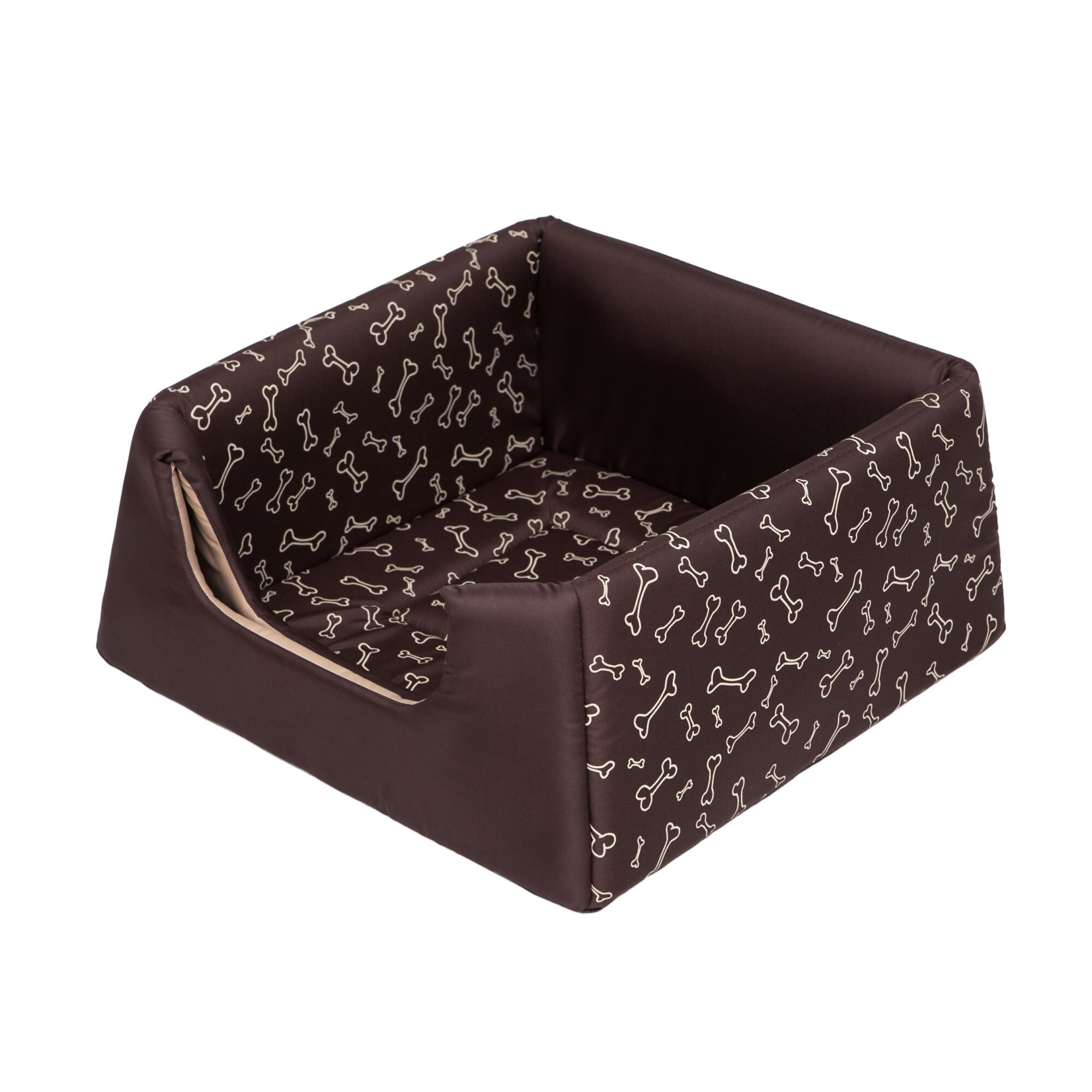 Piramida, Inchis maro, Bej, 68x68x60 cm