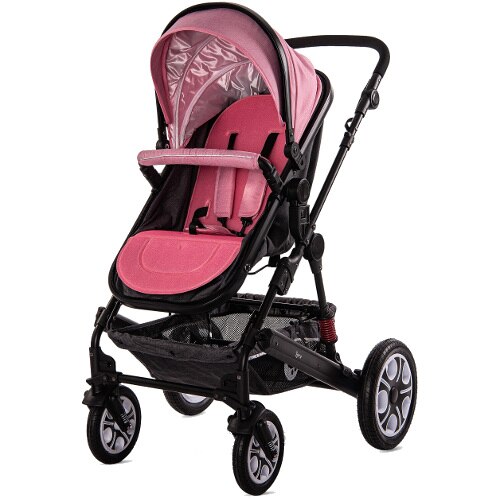Carucior Lorelli 3 in 1 Lora cu Cosulet Auto Inclus, Colectia 2021, Candy Pink