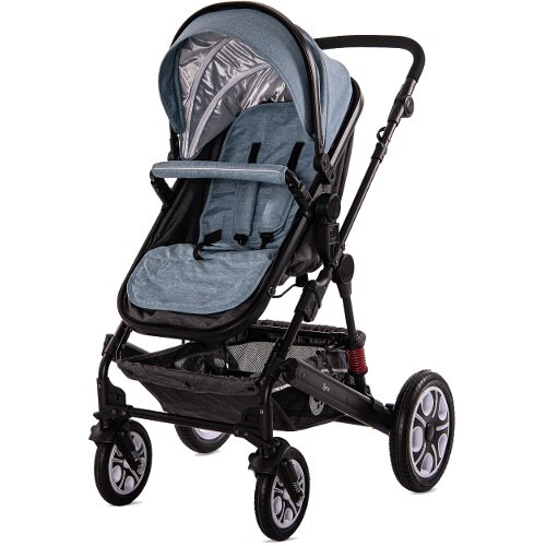 Carucior Lorelli 3 in 1 Lora cu Cosulet Auto Inclus, Colectia 2021, Sky Blue