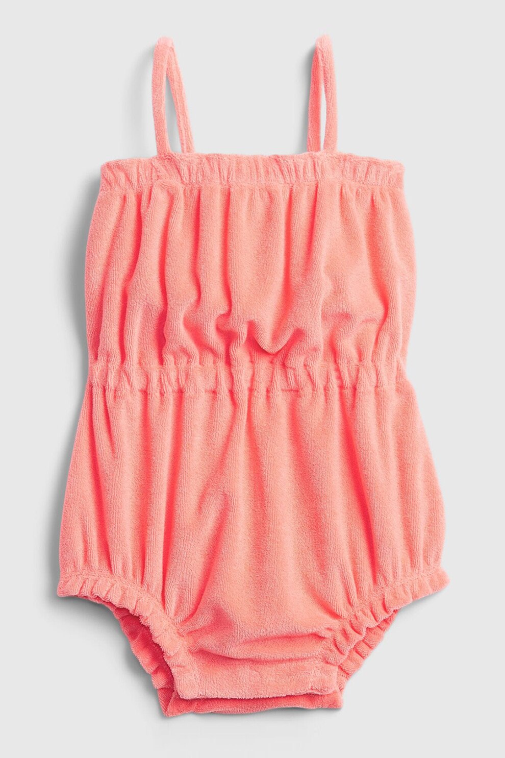 GAP, Body din material terry cu decolteu patrat, Roz