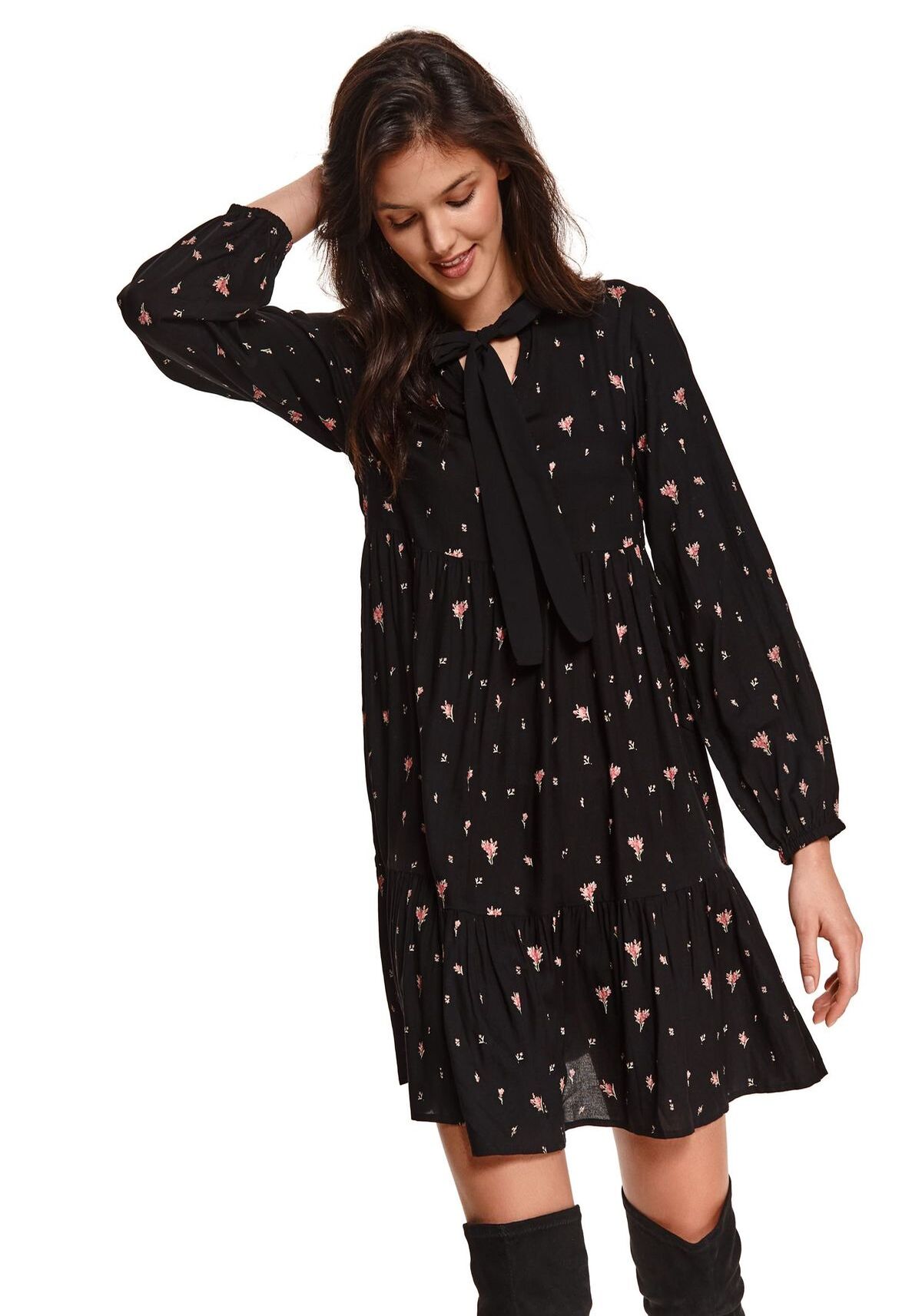 Rochie pentru femei, TOP SECRET, SSU3432, Negru