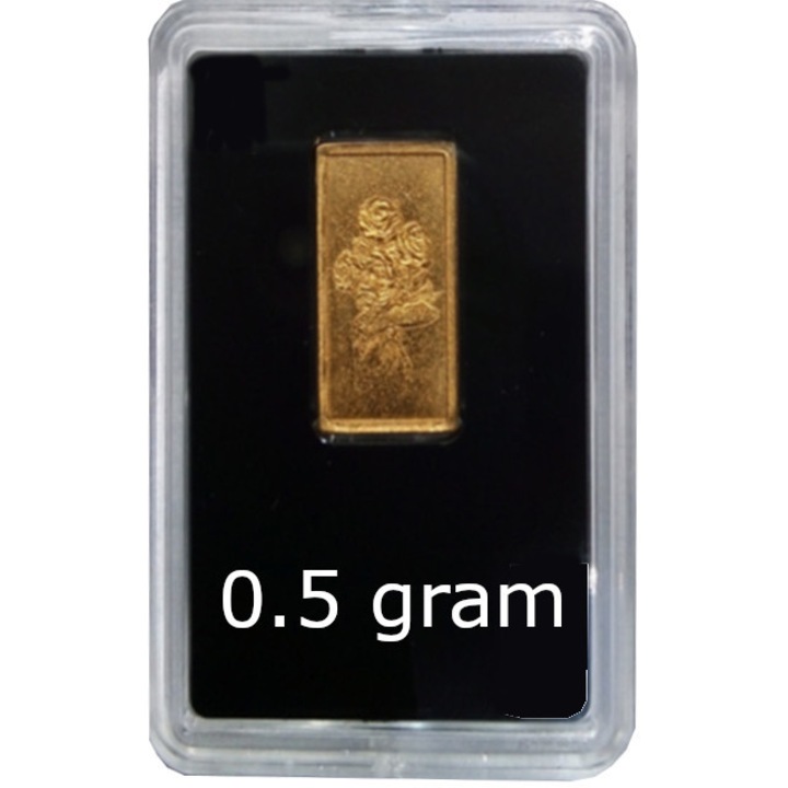 Златно кюлче Rusalia Честит рожден ден, 0.5 грамa, Au 999.9, 24к