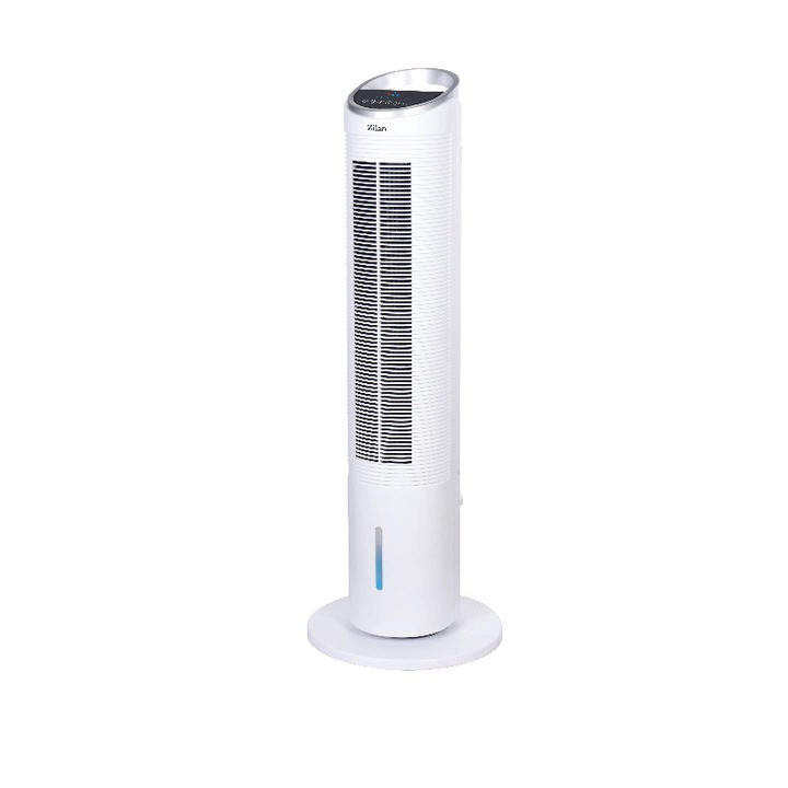 Zilan ZLN-1010 Torony típusú ventilátor, 60W, Wi-Fi csatlakozás, oszcillációs funkció, 3 fokozat, magasság 100 cm, fehér