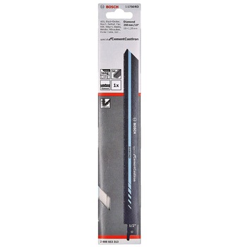 Panza diamantata pentru fierastrau sabie, Bosch S1750RD Special for Cement Castiron, 250mm Panza diamantata pentru fierastrau sabie, Bosch S1750RD Special for Cement Castiron, 250mm