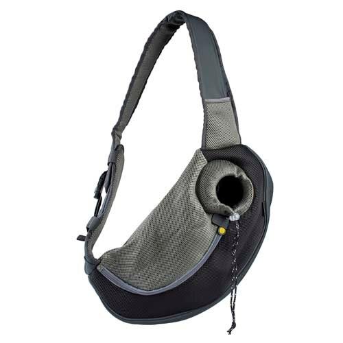 Geanta animale Ebi, Sarah, M, 34x19x47.5 cm, Textil, Negru