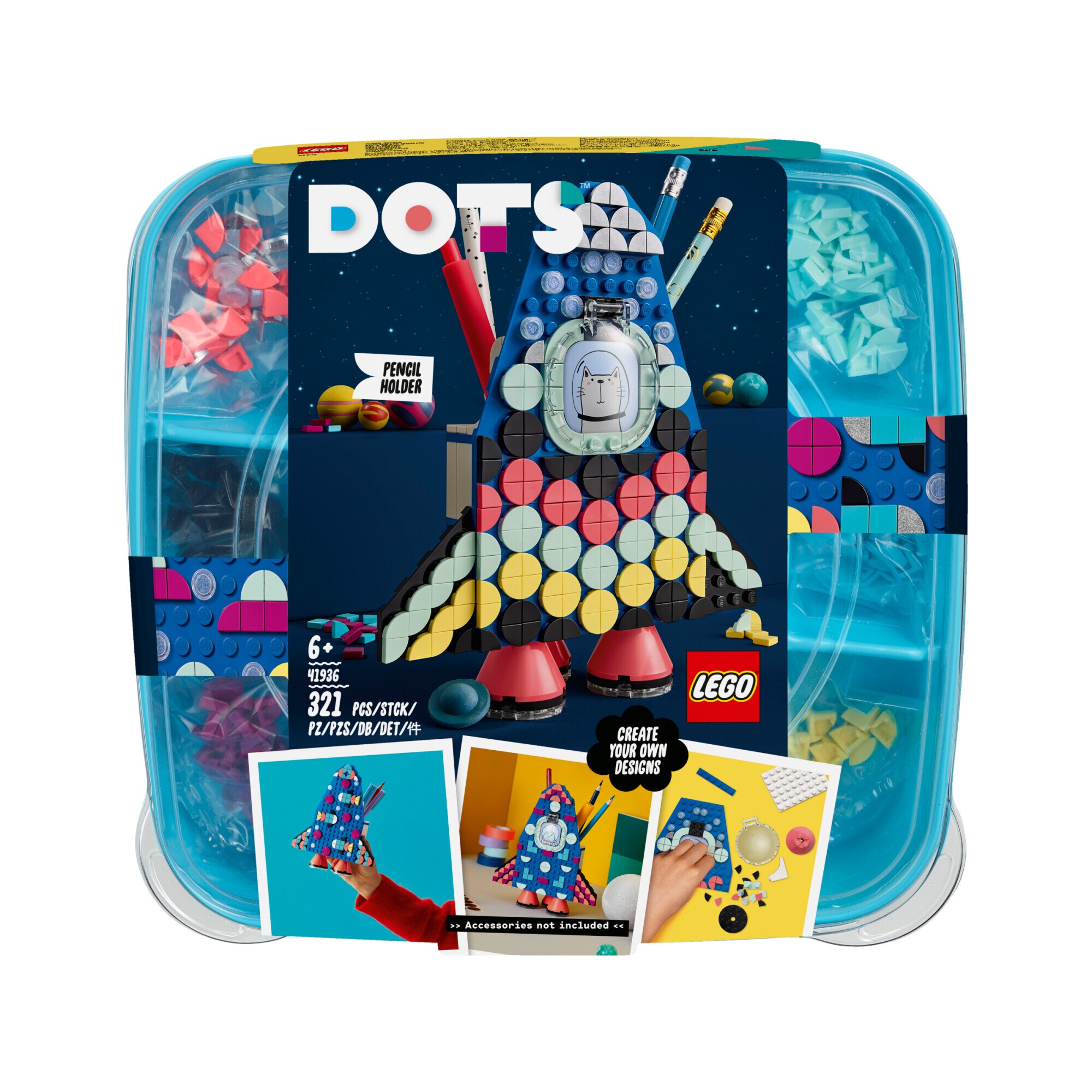 LEGO DOTS - Suport pentru creioane 41936, 321 piese
