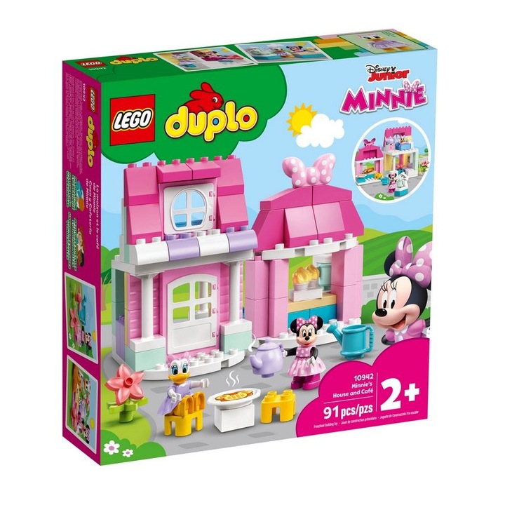 LEGO® DUPLO Disney 10942 Minnie háza és kávézója