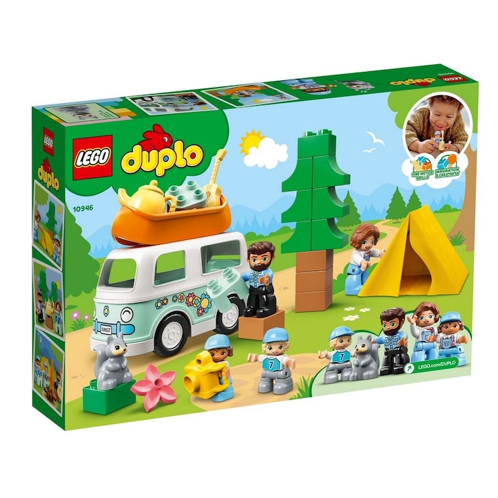 LEGO® DUPLO Town 10946 Családi lakóautós kalandok