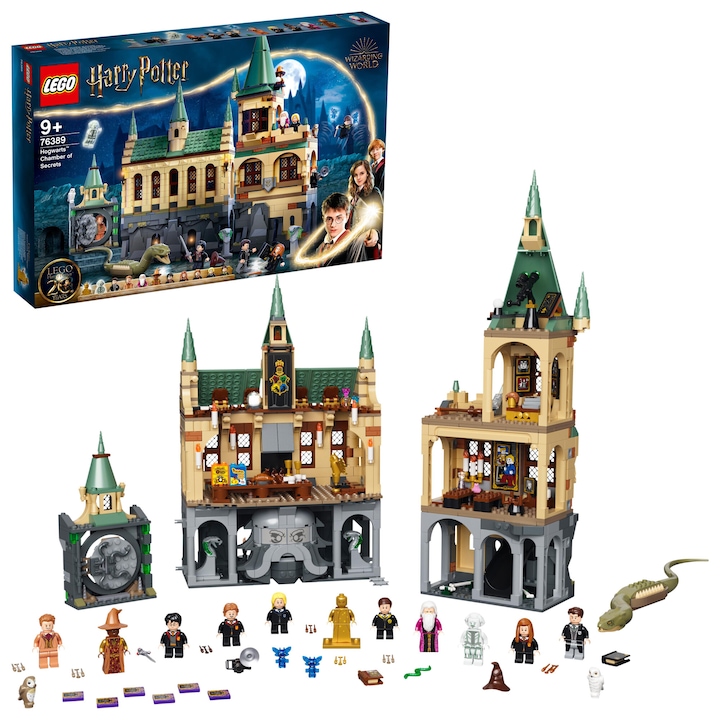 LEGO Harry Potter 76389 Roxfort™ Titkok Kamrája játékkastély nagyteremmel, gyűjthető