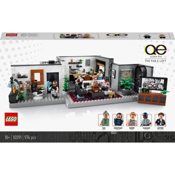 LEGO Creator Expert - Queer Eye - Loftul celor cinci fabulosi 10291, 974 piese LEGO Creator Expert - Queer Eye - Loftul celor cinci fabulosi 10291, 974 piese