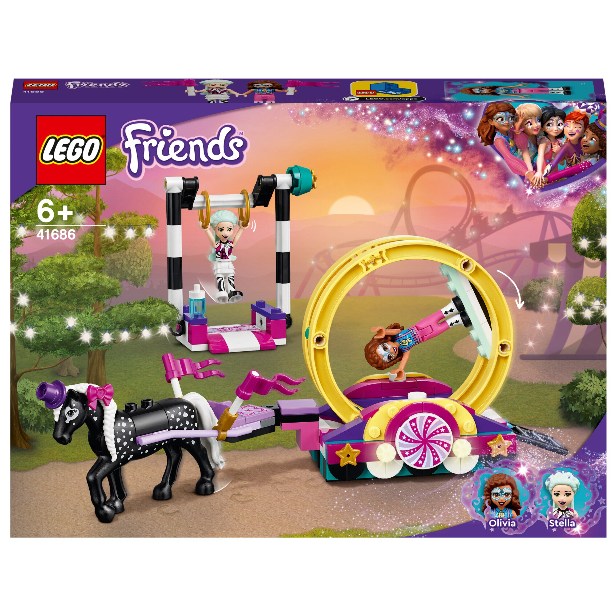 LEGO Friends - Acrobatii magice 41686, 223 piese