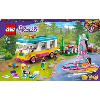 LEGO Friends - Furgoneta de camping si barca cu panze 41681, 487 piese LEGO Friends - Furgoneta de camping si barca cu panze 41681, 487 piese