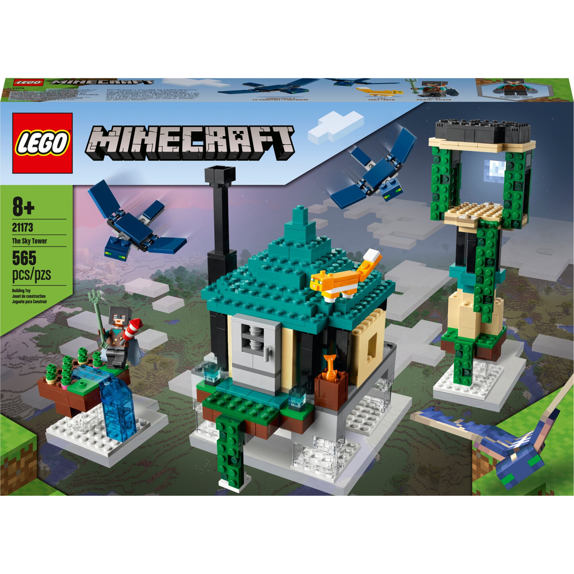 LEGO Minecraft - Turnul de telecomunicatii 21173, 565 piese