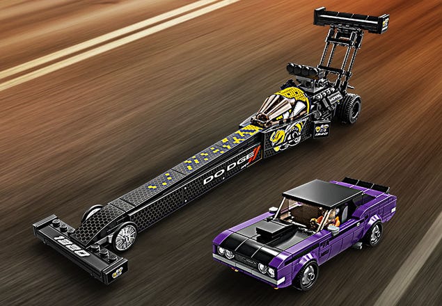 LEGO® Speed Champions 76904 Mopar Dodge//SRT Top Fuel Dragster és