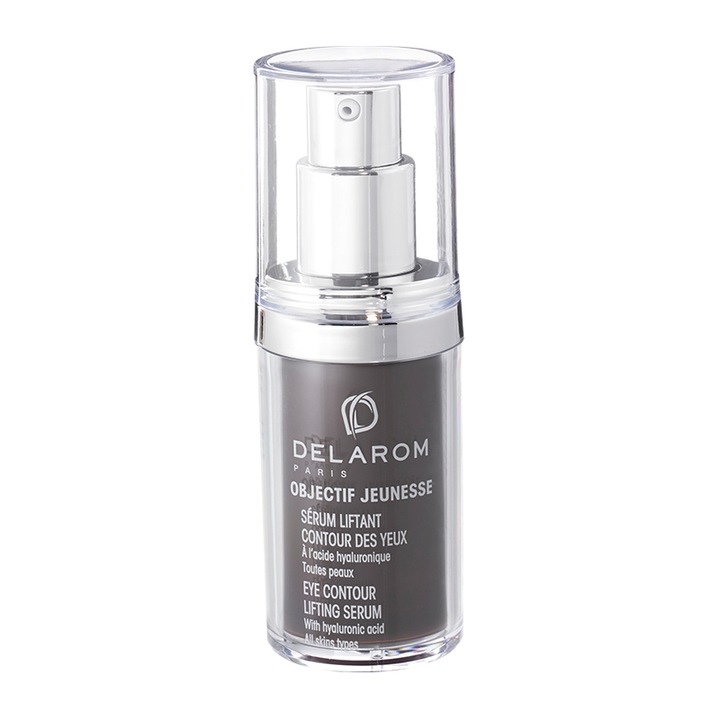 Ser lifting cu acid hialuronic Delarom, pentru conturul ochilor, 15 ml