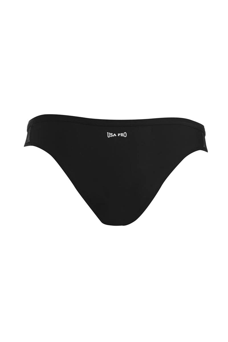 Slip de baie cu talie elastica SUA Pro Bardit, Negru, S EU