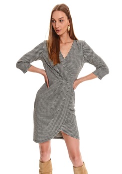 Rochie pentru femei, TOP SECRET, SSU3297, Alb / Negru Rochie pentru femei, TOP SECRET, SSU3297, Alb / Negru