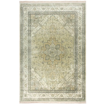 Covor EuCarpet 100626B1 Dimensiune 150x225 cm Design Vintage Verde Covor EuCarpet 100626B1 Dimensiune 150x225 cm Design Vintage Verde