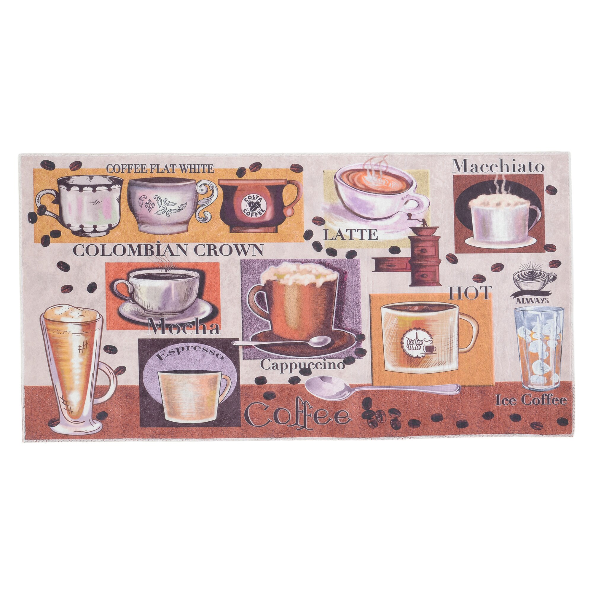 Covor Cuisine1206 80x150 multicolor