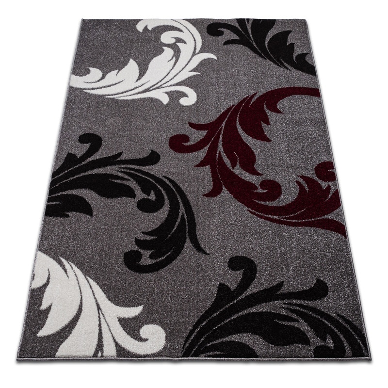 Covor PRATO 60 x 110 30481 0265 Gri Inchis Rosu