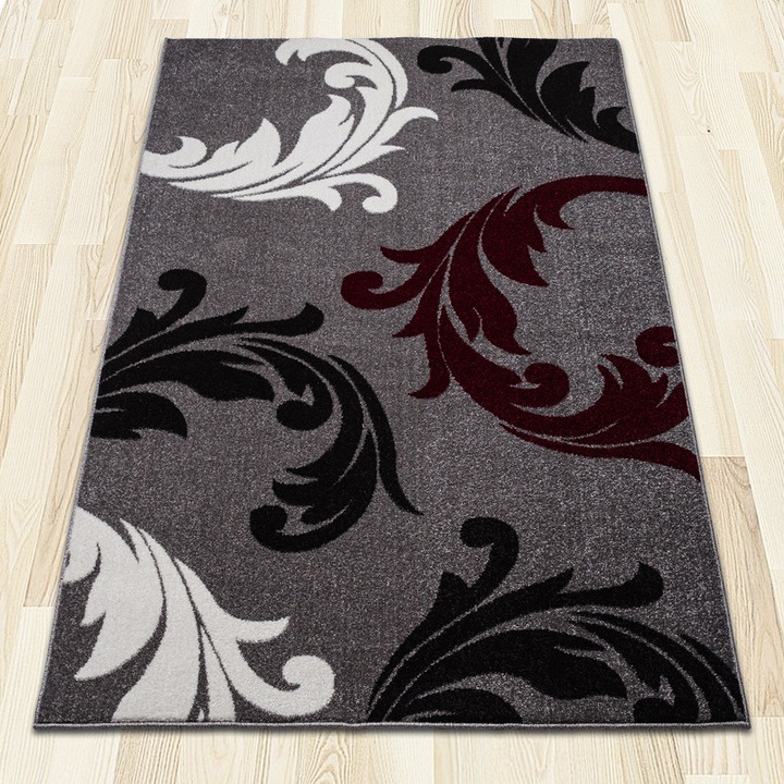 Covor Prato, 160 x 230 30481 0265 Gri Inchis Rosu
