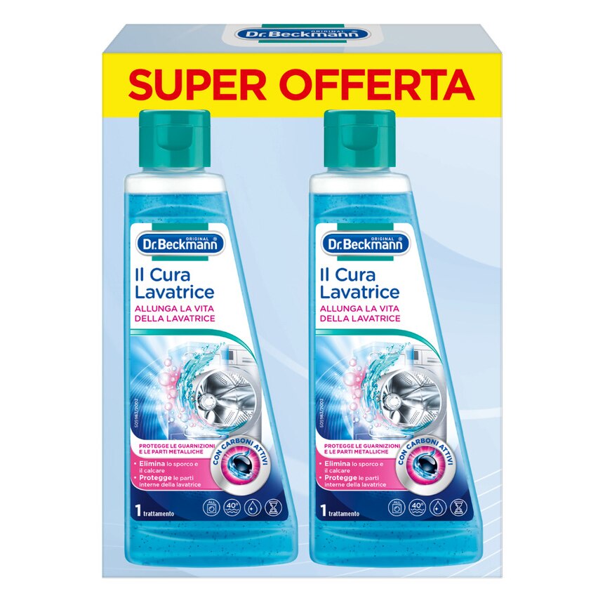 Pachet 2 x Solutie pentru ingrijirea masinii de spalat Dr.Beckmann 250 ml