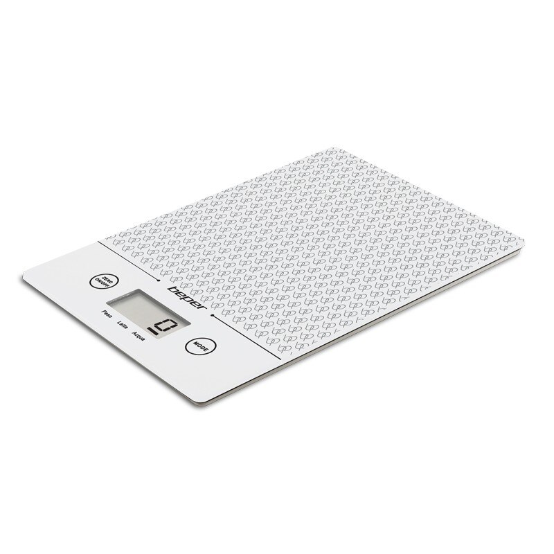 Cantar de bucatarie electronic, taste cu senzori, afisaj LCD, Beper, 90.123B