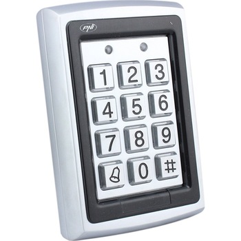 Tastatura control acces PNI DK101, stand-alone, antivandal, cu cititor de card Tastatura control acces PNI DK101, stand-alone, antivandal, cu cititor de card