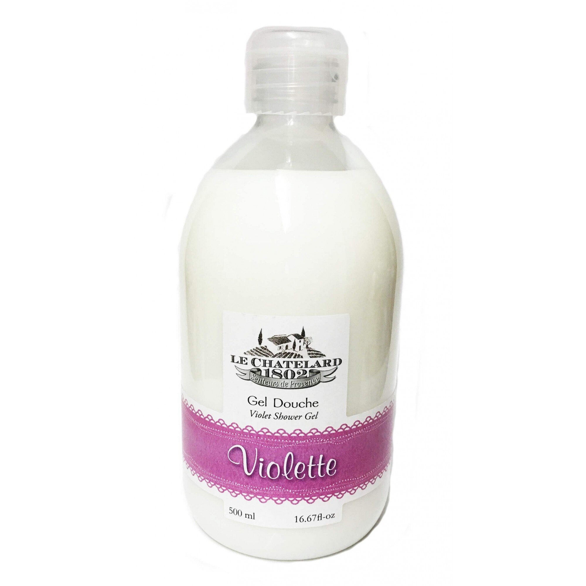 Gel de Dus Natural 500ml Violete Le Chatelard 1802