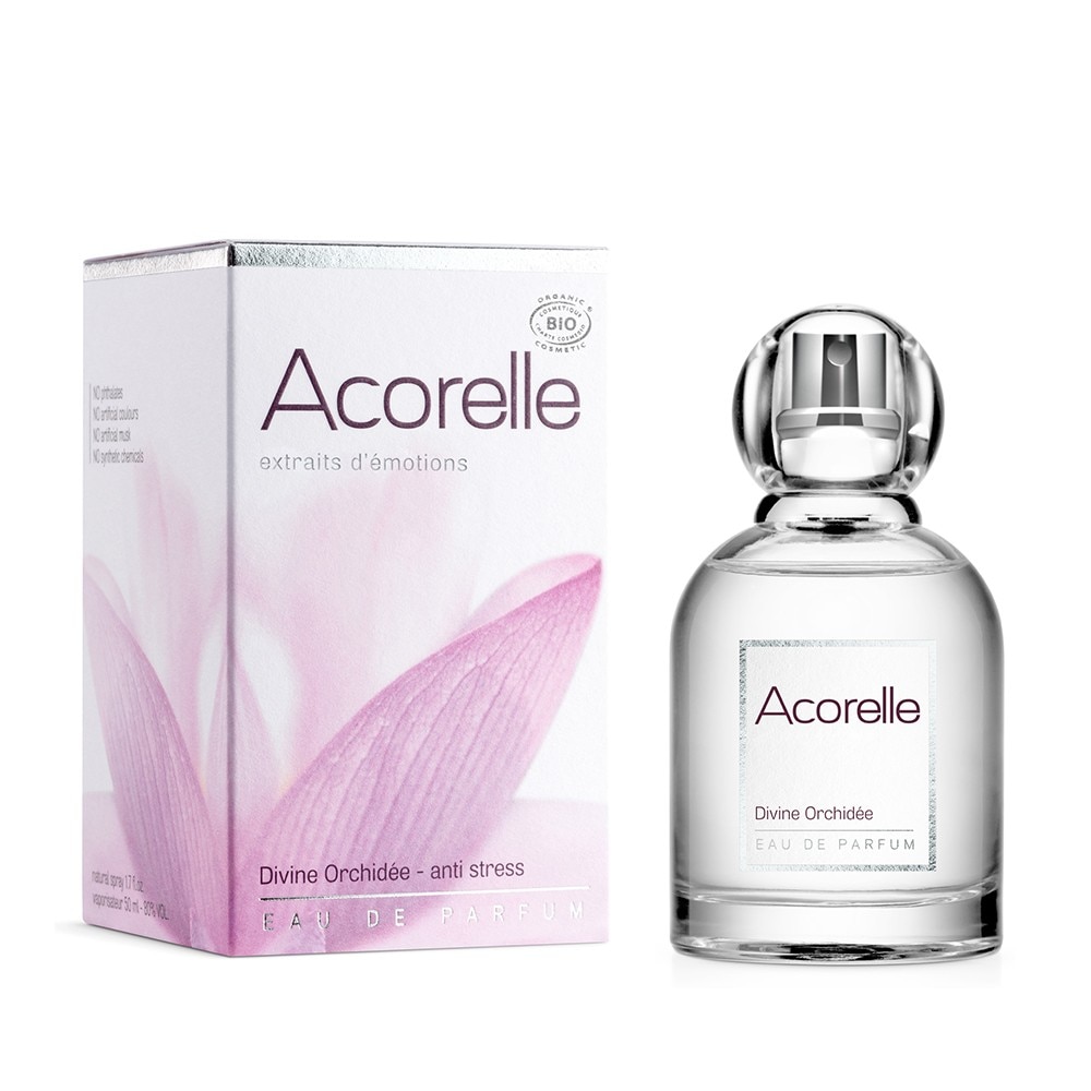 Apa de parfum bio DIVINE ORCHIDEE, Acorelle, 50ml