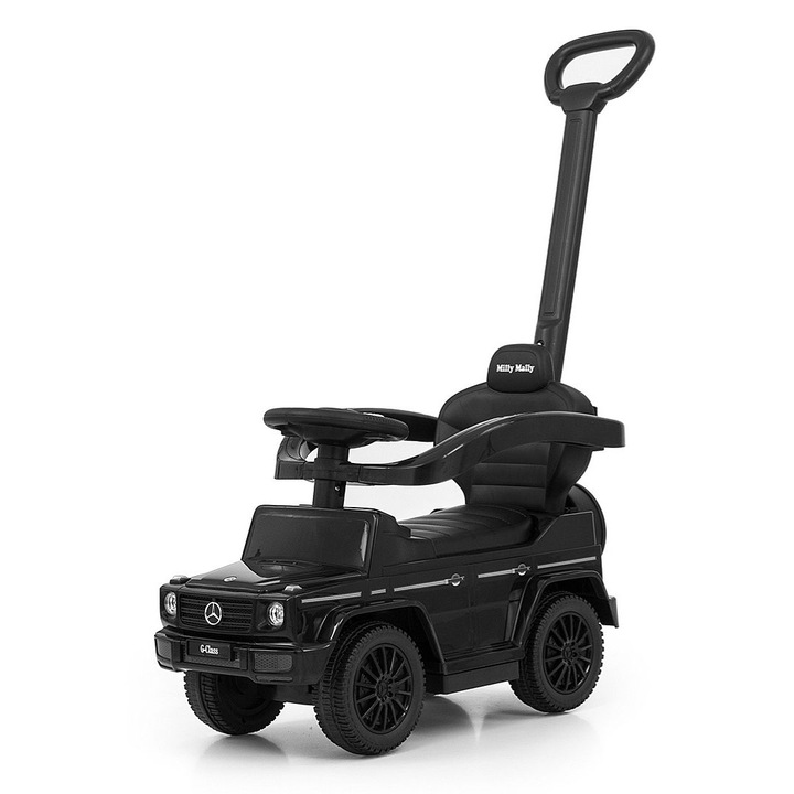 Кола за яздене/бутане Milly Mally Mercedes G350, Черно
