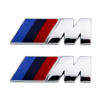 Set 2 Embleme ABS Aripa Logo M Performance Silver Set 2 Embleme ABS Aripa Logo M Performance Silver