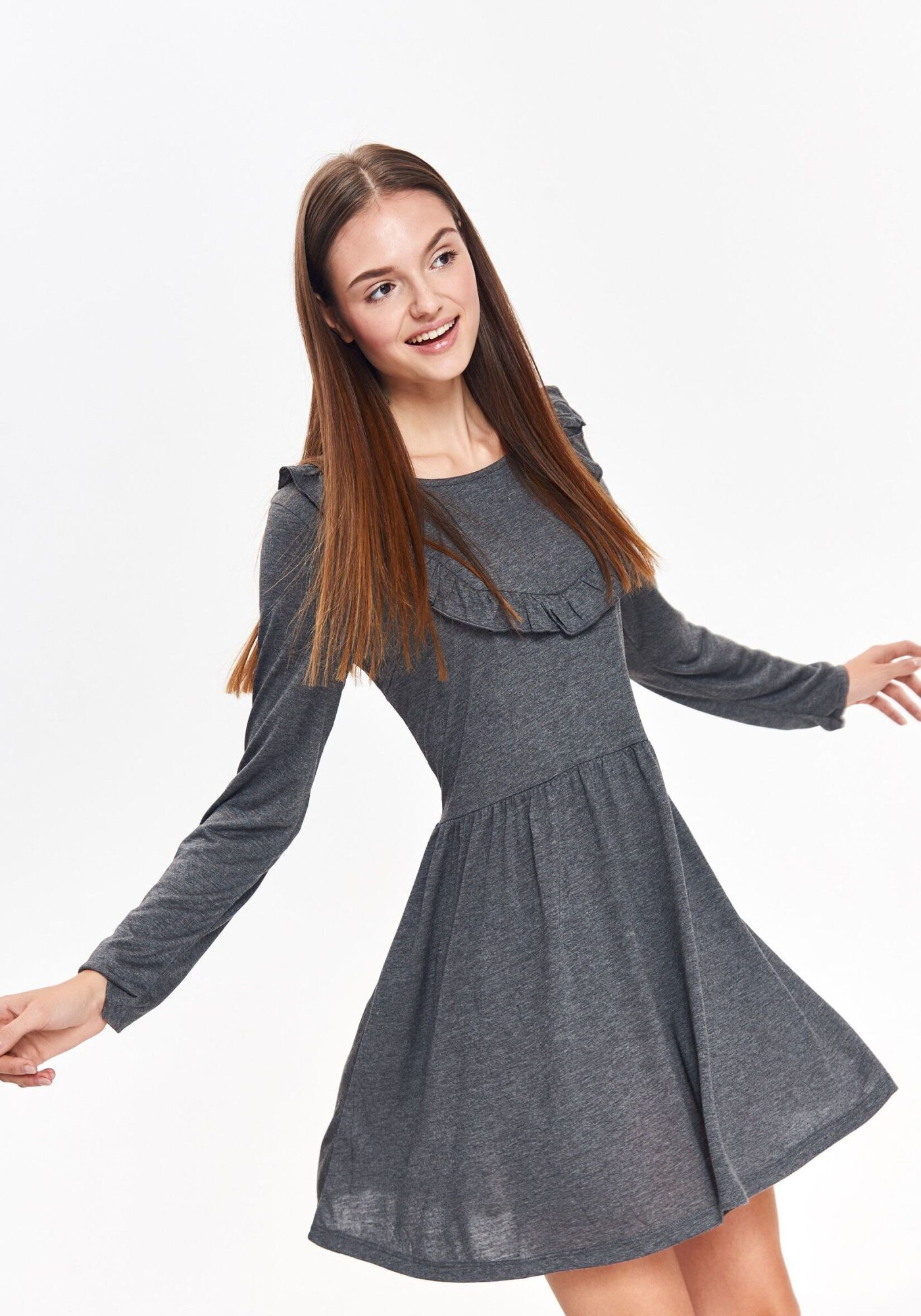 Rochie pentru femei, TROLL, TSU0709, Gri