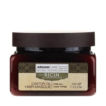 Masca cu ulei de ricin Arganicare, Stimularea cresterii parului, Acizi grasi Omega 6 si 9, 350 ml Masca cu ulei de ricin Arganicare, Stimularea cresterii parului, Acizi grasi Omega 6 si 9, 350 ml
