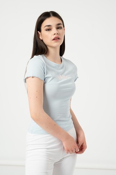 Vans, Tricou cu broderie logo How To Duffy, Albastru deschis Vans, Tricou cu broderie logo How To Duffy, Albastru deschis