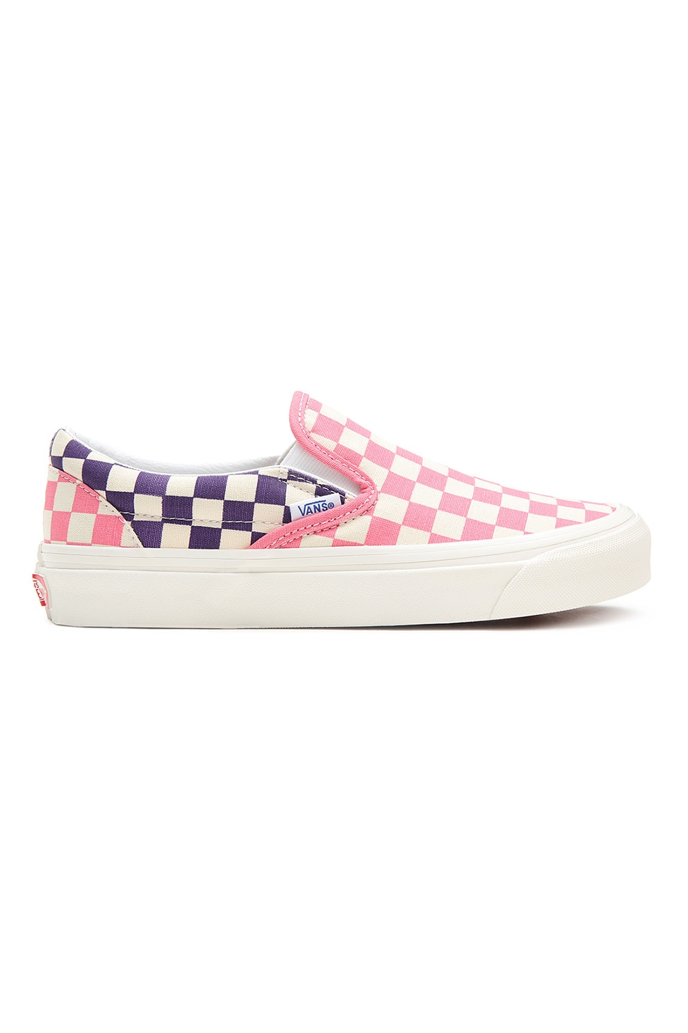 Vans, Pantofi sport slip-on unisex cu model in carouri Anaheim Factory Classic