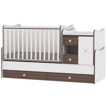 Mobilier transformabil 0-7 Ani, Lorelli Classic, Mini Max, White Walnut Mobilier transformabil 0-7 Ani, Lorelli Classic, Mini Max, White Walnut